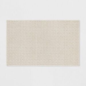 Open Box - Threshold - 2'6"x3'10" Washable Solid Machine Tufted Accent Ru Tan